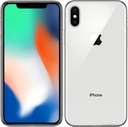 iPhone X Glass Back Cover Replacement (Silver)